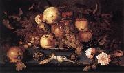 AST, Balthasar van der Still-life with Dish of Fruit  ffg China oil painting reproduction